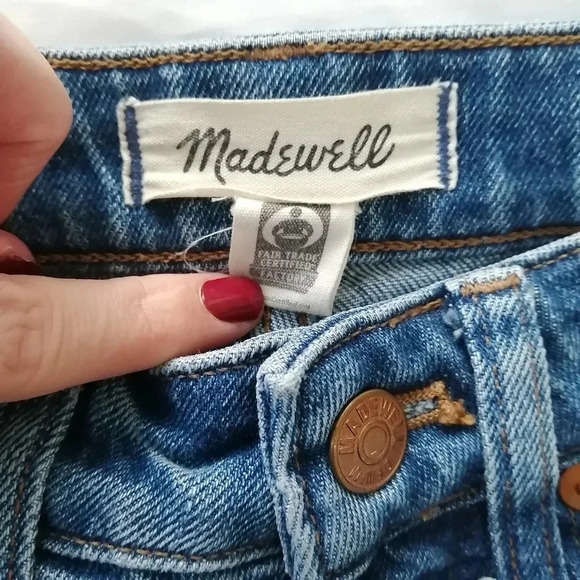 Madewell Tall The Curvy Perfect Vintage Jean in Decatur Wash Size 24 Tall - Picture 10 of 16